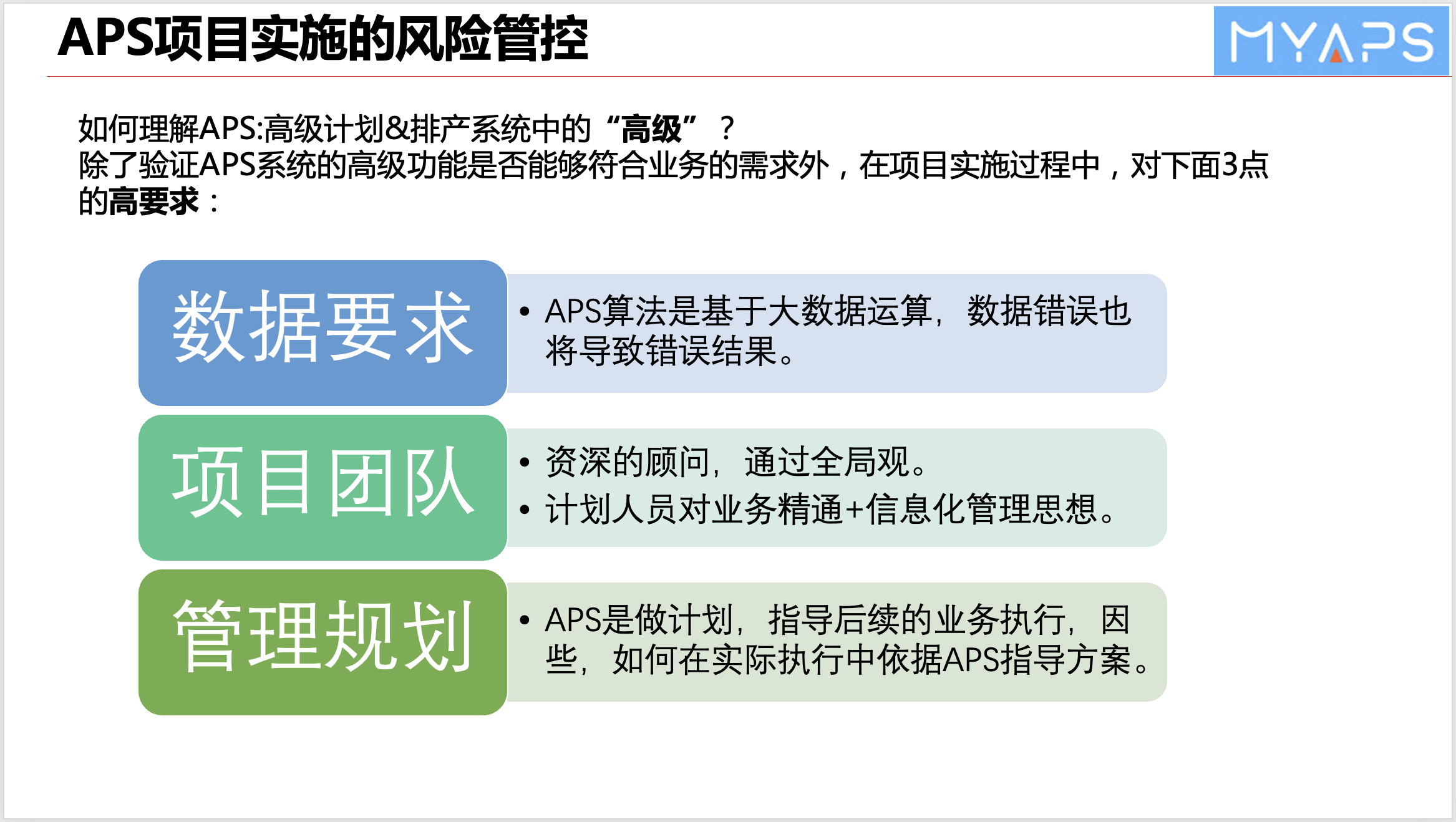 APS实施成败关键：这5大常见陷阱，你的企业能避开吗？